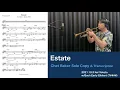 Estate [1983] (Chet Baker) Solo Transcription #31