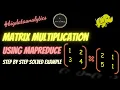 Matrix Multiplication by MapReduce At A Glance
