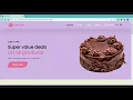 Responsive Cake Shop Website Using Html Css and JavaScript