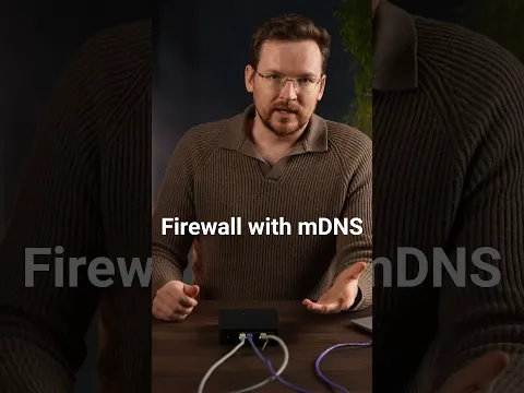 Firewall exception for mDNS repeater