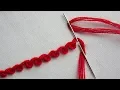 basic hand embroidery tutorial Scroll Stitch