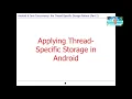 Android and Java Concurrency The Thread-Specific Storage Pattern Part 2