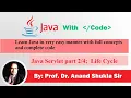 Life Cycle of Java Servlet Java Servlet Part