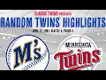Random Game Highlights Seattle Mariners 4 Minnesota Twins 3 1991