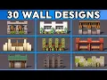 30 Must Know Minecraft Wall Designs Tutorial