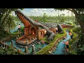 Download Lagu 200 Days Building an Underground Swimming Pool with a Crocodile Water Slide and Underground House