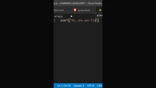 Javascript alert function