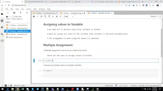 4 Python in Tamil - Variable Assignment and Multiple Assignments