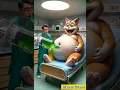 ❤️Evolution of baby: Pregnant Cat on hospital with Doctor 😍🥰 Miaw Miaw✅ #cat #cute #love #shorts