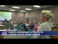 Sullivan County concerned parent Juanita Housewright attempts to address board on air quality testin