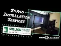 Installing Revolution Lightboard and One Button Studios at Shelton State University