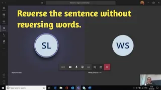 How to reverse the string sentences Selenium Java real Interview Coding Questions