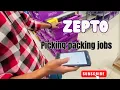 Zepto Hiring 2025 Picker Packer Scanner Jobs 10th Pass Apply Now hydjobseekers