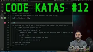 Code Katas - Solving Code Wars Code Katas and Talking Through My Process
