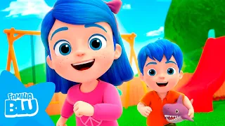 Familia Shark 🎶🦈 Canta con FAMILIA BLU 💙 Canción Infantil | El Reino Infantil