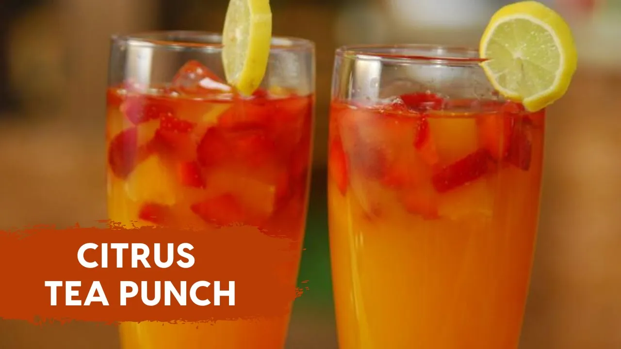 Citrus Tea Punch        Summer Coolers   #BeatTheHeat   Sanjeev Kapoor Khazana