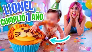 Así festejamos el PRIMER AÑO de LIONEL mi bebé 💙🩵🧡