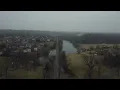 7News Drone Wintry weather arrives at Abrams Creek Wetlands in Winchester Virginia