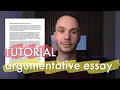 Writing Tutorial How to write an argumentative essay in under 30 minutes