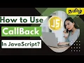 Learn CallBack In 2 Minutes JavaScript