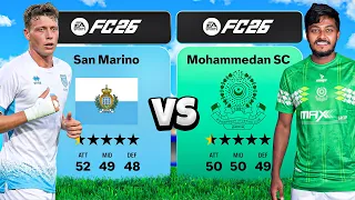 Worst National Team vs. Worst Club Team