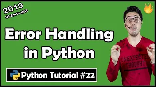 Try except and Error handling in Python Python Tutorial