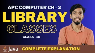 Master Java Programming Unlock the Secrets of Library Classes in Part 02 Computer Class 10 ICSE