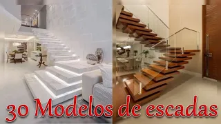 30 MODELOS DE ESCADAS INTERNAS PARA CASAS MODERNAS