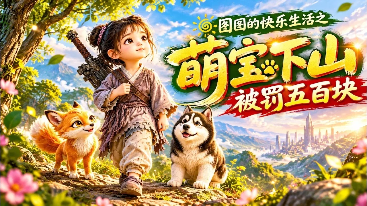 一口气看完丨 囡囡的快乐生活之萌宝下山被罚五百块