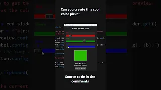 Creating a Custom Color Picker Tool in Python