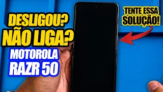 MOTOROLA RAZR 50 NÃO LIGA? FAÇA ISSO ANTES DE IR NO TÉCNICO!