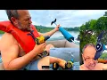 I Try the Drill Paddle Propeller with DeWalt Electric Drill on Seahawk 4 Intex Inflatable raft