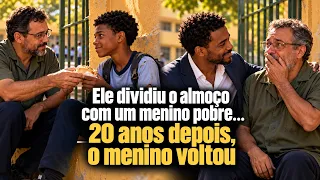 Ele dividiu o almoço com um menino pobre… 20 anos depois, o menino voltou