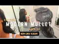 I tried a Modern Black Girl Mullet on my Natural Hair December 2020