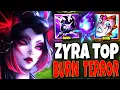 Max Burn Zyra Build is a TOP LANE TERROR FOR EVERY CHAMPION s16 Gameplay