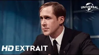 First Man - Extrait "Armstong et Aldrin répondent à des questions" VF