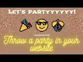 Confetti animation html Spotlight of the day series