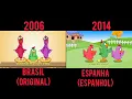Download Lagu Galinha Pintadinha - Quem Está Feliz | Antigo VS Novo (2006 X 2014 Atualizado)