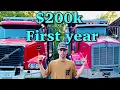 I LITERALLY MADE 200K My First Year As A Dump Truck Owner
