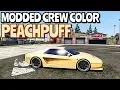 GTA 5 ONLINE - UNIQUE MODDED CREW COLOR PAINT JOB THE SECRET TO SECRET GOLD PEARLESCENCE OMFG