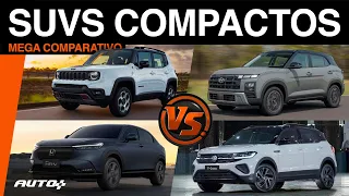 AUTOMAIS COMPARATIVE RENEGADE TCROSS HRV CRETA YOUTUBE VALE