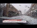 Officials urge residents to stay off the roads during Level 3 Snow Emergency
