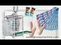 Automatic Multilane Custom 2 lanes Back Sealing Irregular Shaped Stick Sachet Liquid Energy Gel Drin