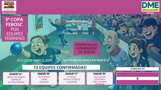 FINAL TIMBÓ X CAMPOS NOVOS 3ª COPA FEBOSC - ESTADUAL DE EQUIPES FEMININO //DIA 22/03/2026