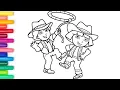 Coloring Dora The Explorer Movie Coloring Pages Colored Markers