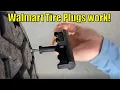 How To Plug A Flat Tire with cheap Walmart tools Fix a Flat Tire
