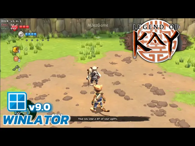 Winlator v9 - Gameplay Legend Of Kay (Windows) On Android