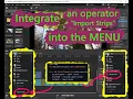 How to integrate an operator Import Strips into the Blender s menu