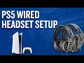 RIG Wired Headset Setup for PlayStation 5