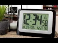 - La Crosse Technology Atomic Digital Wall Clock with Indoor Temperature Model